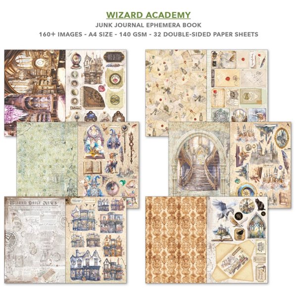 Ephemera Book Ciao Bella Wizard Academy A4