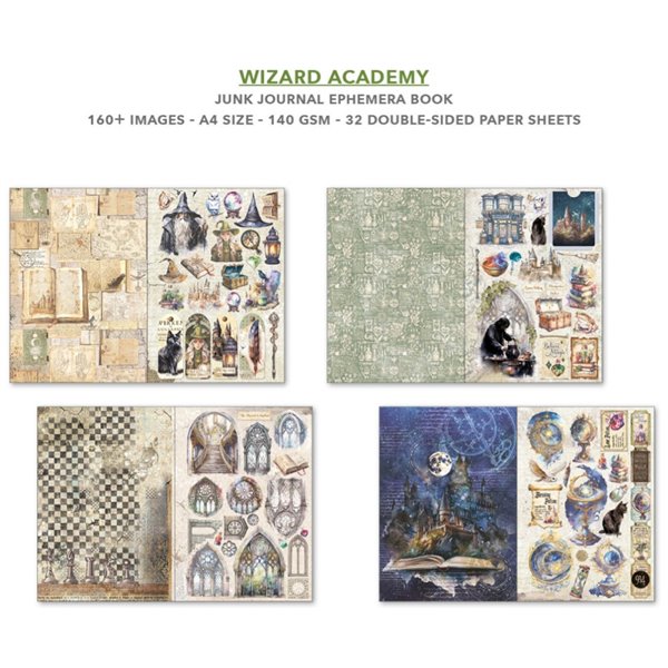 Ephemera Book Ciao Bella Wizard Academy A4