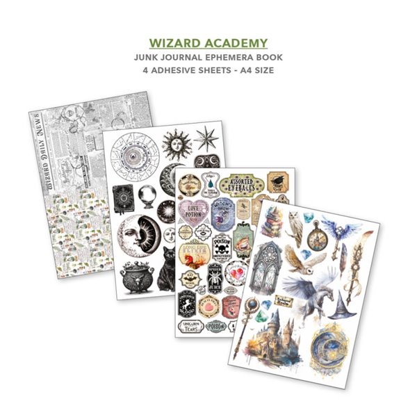 Ephemera Book Ciao Bella Wizard Academy A4