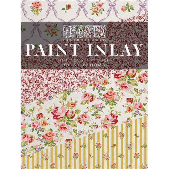 Paint Inlay Transfert IOD Ditsy Bloom 8fe 40x30cm