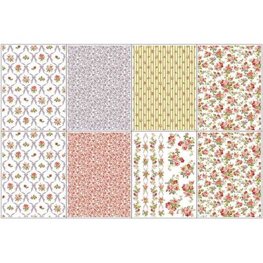 Paint Inlay Transfert IOD Ditsy Bloom 8fe 40x30cm /  EN PRE COMMANDE