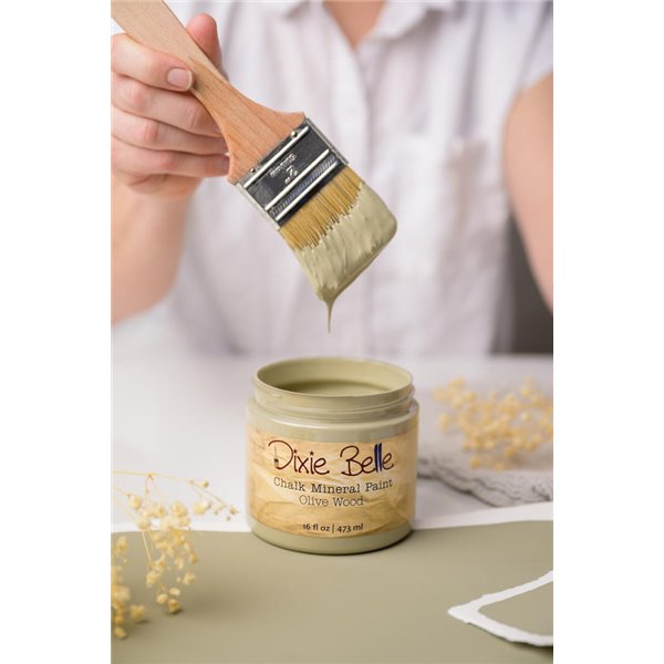 Peinture Dixie Belle vert Olive Wood 16oz 473ml
