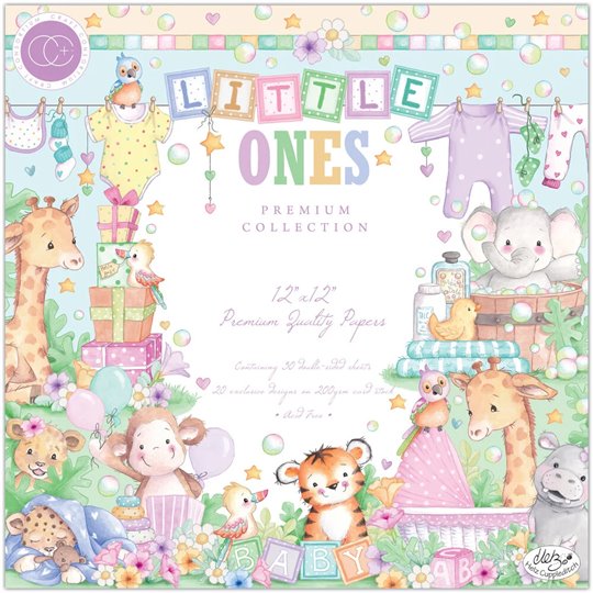 Papier scrapbooking assortiment Craft Consortium Little Ones 30fe 30x30
