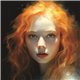 Papier de riz mûrier A3 Fille Rousse