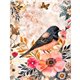 Papier de riz Oiseaux et Papillons A4 x6