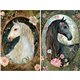 Papier de riz mûrier camée cheval A4 x6