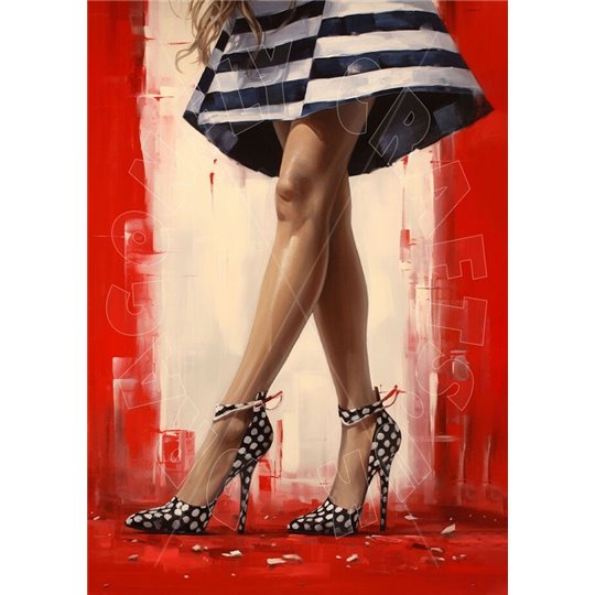 Papier de riz sans fibre Dragonfly A3 Click Your Heels 2