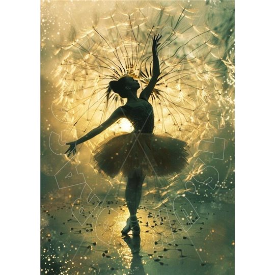 Papier de riz sans fibre Dragonfly A3 Dandelion Ballet