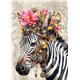 Papier de riz sans fibre Dragonfly A3 Flamboyant Zebra 2