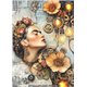 Papier de riz sans fibre Dragonfly A3 Steampunk Frida 5
