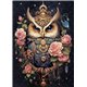Papier de riz sans fibre Dragonfly A3 Steampunk Mrs Owl 1