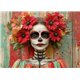 Papier de riz sans fibre Dragonfly A3 Sugar Skull 4