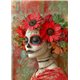 Papier de riz sans fibre Dragonfly A3 Sugar Skull 7