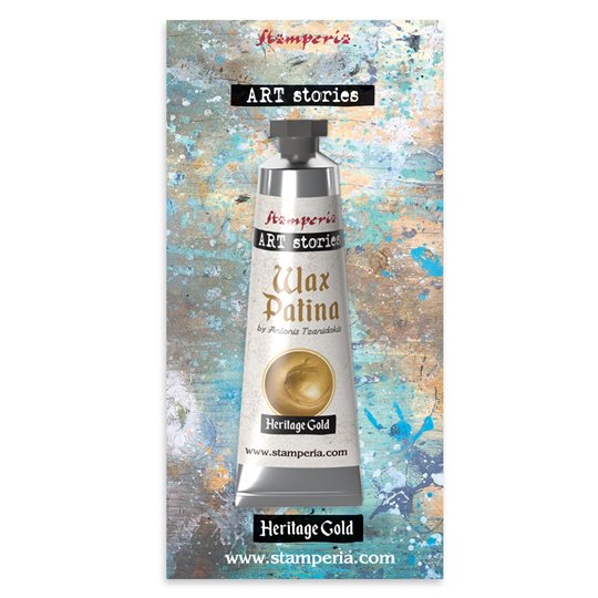 Cire Patine Métallisée Stamperia or vieilli Heritage gold 40 ml