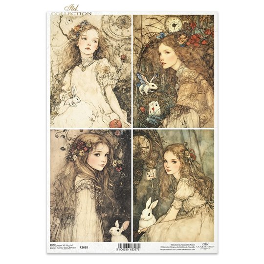 Papier de riz Alice A4 