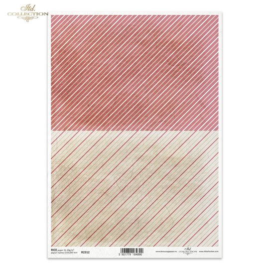 Papier de riz Diagonal A4 