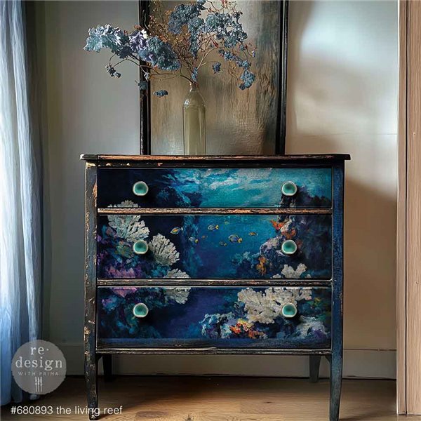 Papier fibre pour découpage Redesign A3 The Living Reef