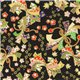 Papier japonais washi noeud multicolores fond noir By Taniguchi