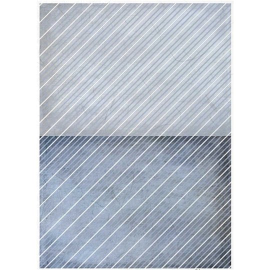 Papier de riz Diagonal bleu A4 