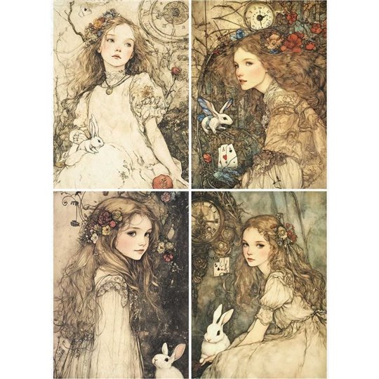 Papier de riz Alice A4 