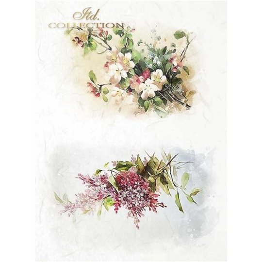 Papier de riz fleurs de cerisiers A3