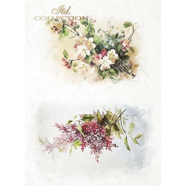 Papier de riz fleurs de cerisiers A3