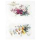 Papier de riz floral printemps camomile A3