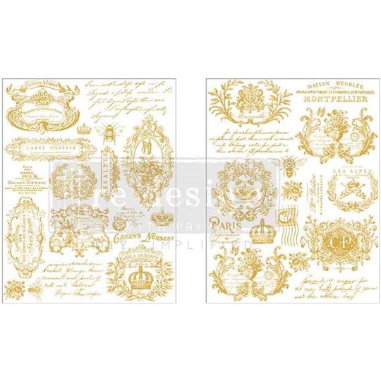Transfert à l’eau H2O Redesign Gilded Memories