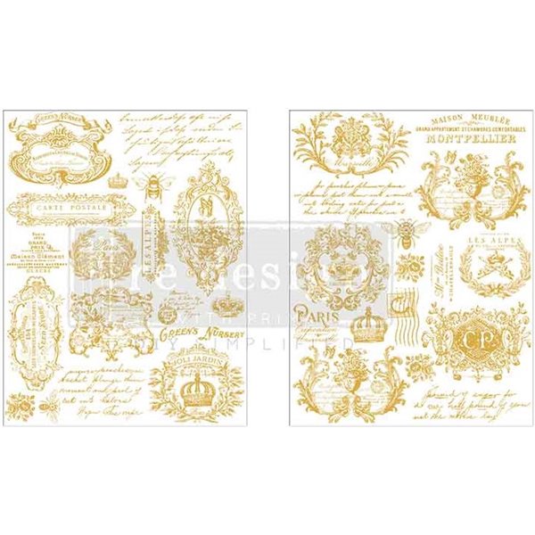 Transfert à l’eau H2O Redesign Gilded Memories