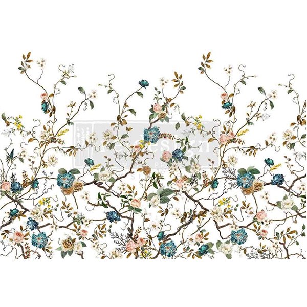 Transfert pelliculable Redesign Blue Vine 60x88cm