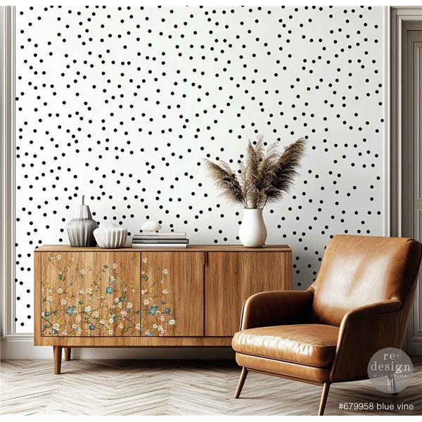 Transfert pelliculable Redesign Blue Vine 60x88cm