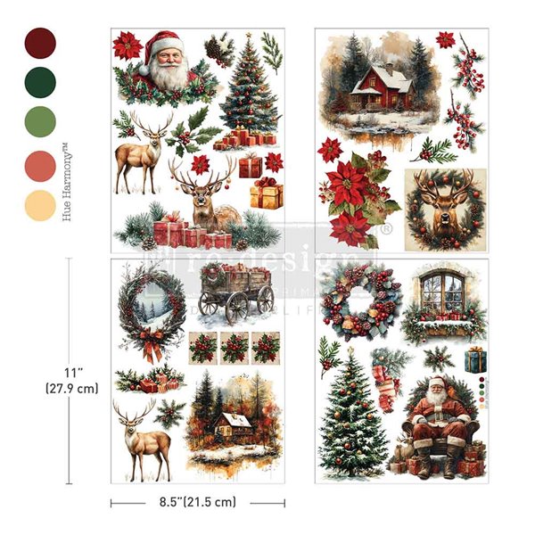 Transfert pelliculable Redesign Yuletide Nostalgia