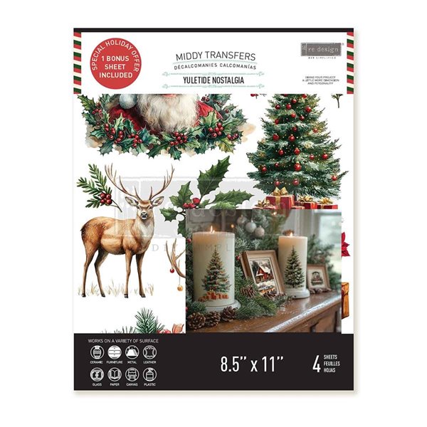 Transfert pelliculable Redesign Yuletide Nostalgia