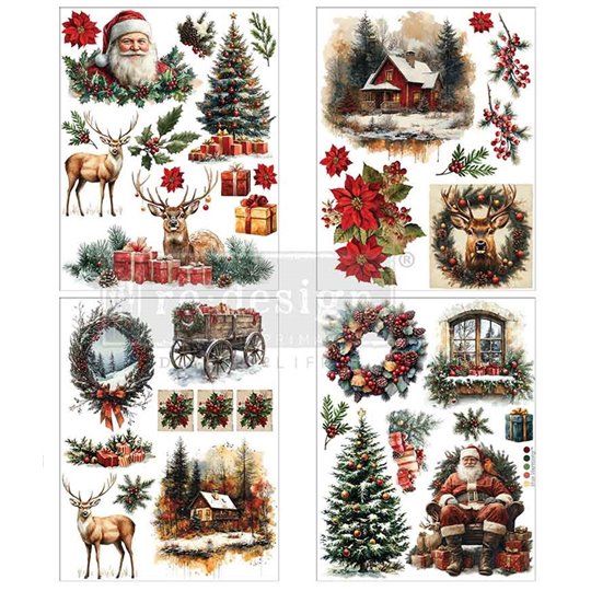 Transfert pelliculable Redesign Yuletide Nostalgia