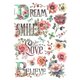 Papier de riz Stamperia Rever sourire aimer croire A4
