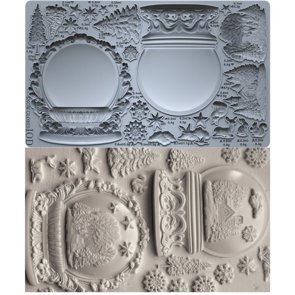 Moule silicone IOD Snow Globes