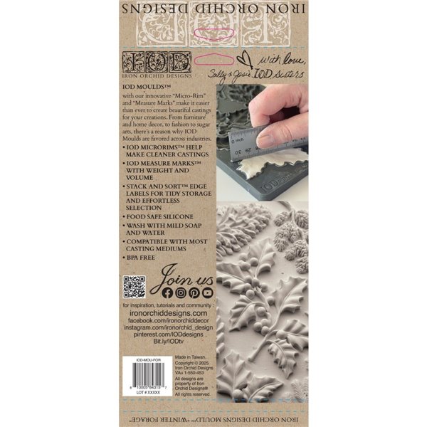 Moule silicone IOD Winter Forage