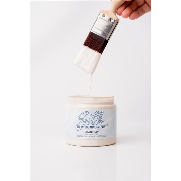 Peinture Silk Dixie Belle blanc Chantilly 16oz 473ml