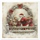 Set de 6 Papiers de riz assortiment Noel enchanté 15x15cm