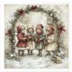 Set de 6 Papiers de riz assortiment Noel enchanté 15x15cm