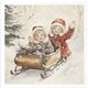 Set de 6 Papiers de riz assortiment Enfance de Noel 15x15cm