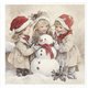 Set de 6 Papiers de riz assortiment Enfance de Noel 15x15cm