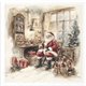 Set de 6 Papiers de riz assortiment Atelier du Père Noël 15x15cm