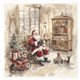 Set de 6 Papiers de riz assortiment Atelier du Père Noël 15x15cm