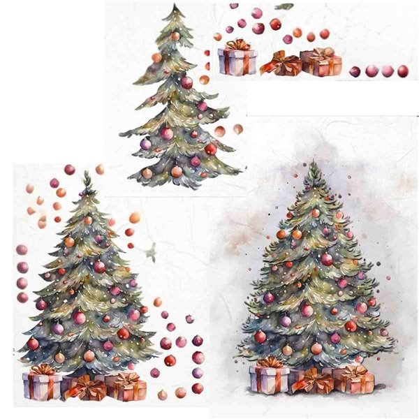 Papier de riz Sapin Magique A4 