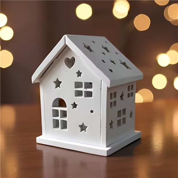Moule silicone Noël petite maison 