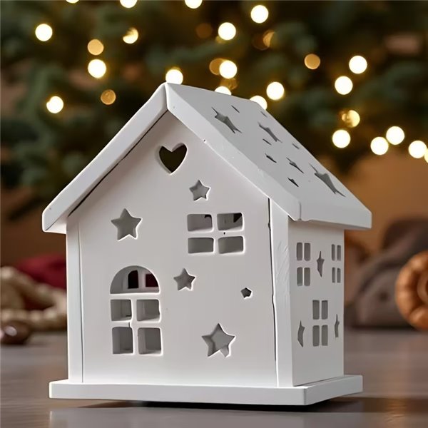 Moule silicone Noël petite maison 