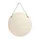 Support en bois à décorer Cercle avec ficelle de suspension 20cm