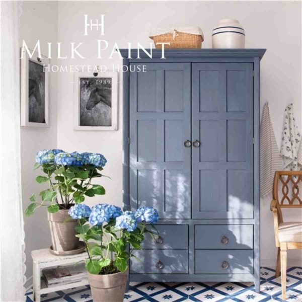 Peinture au lait Homestead bleu Kurbits Indigo 50g 