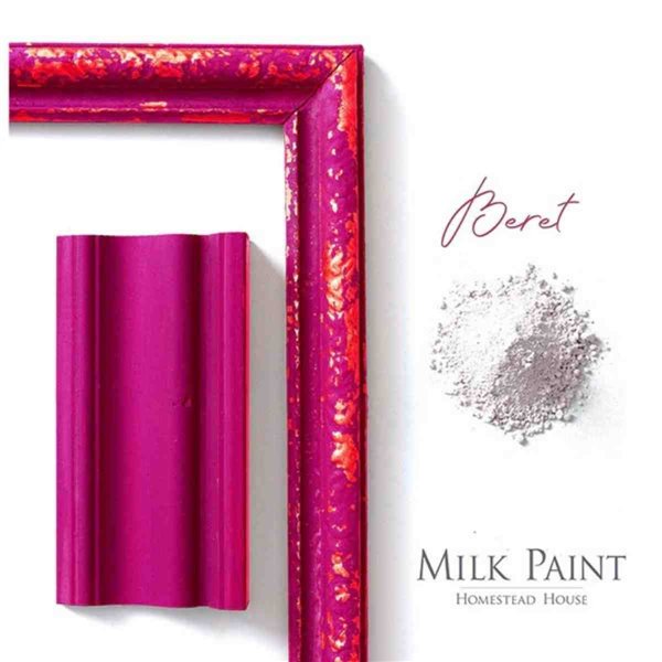 Peinture au lait Homestead fushia Beret 50g 